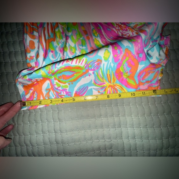 Lilly Pulitzer Fanning Romper Jam Out Print (No Belt) size Small - Picture 9 of 13